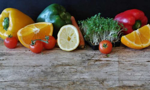 fruit and vegetables for easy health