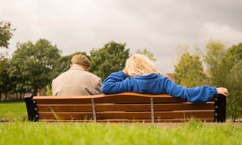 old people resting image